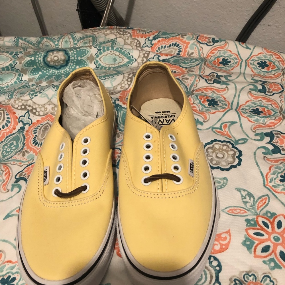 Vans Classic Yellow Sneakers with White Details- 91A $40 or $35 w/offer